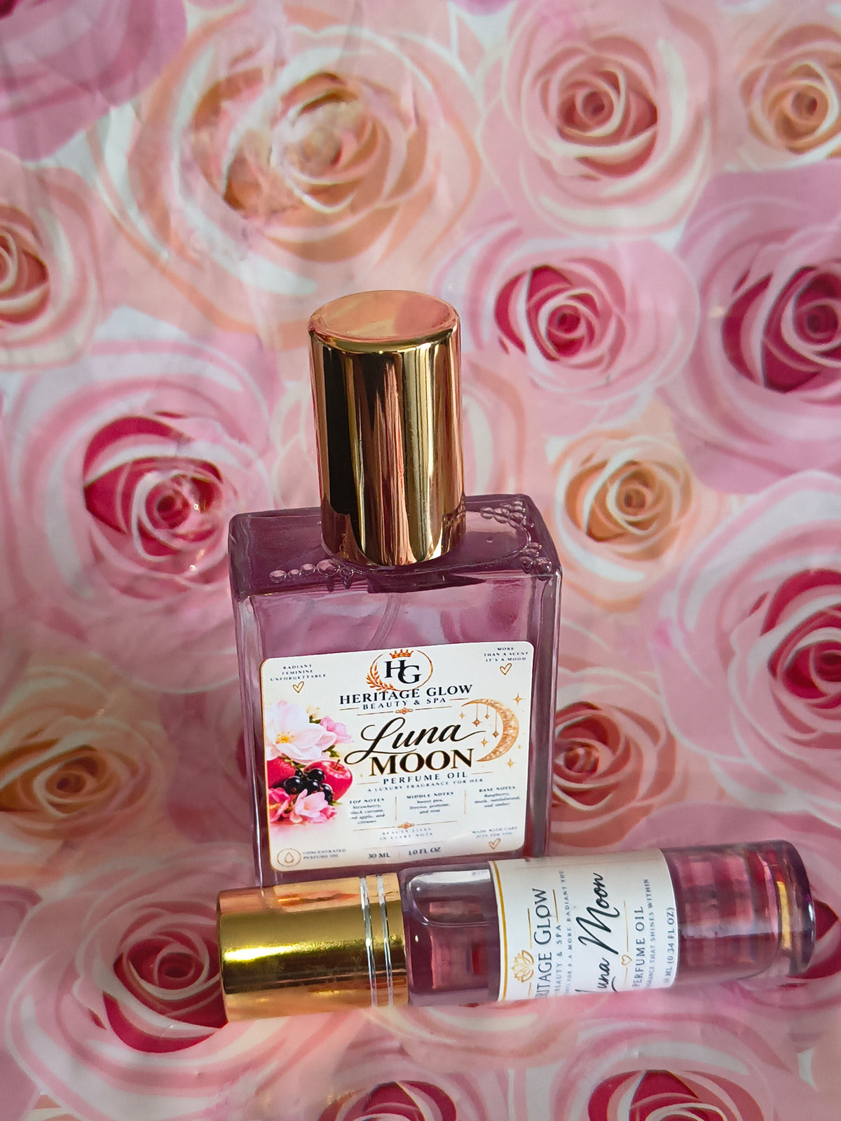 Luna Moon Luxury Perfume Spray & Perfume Oil Set