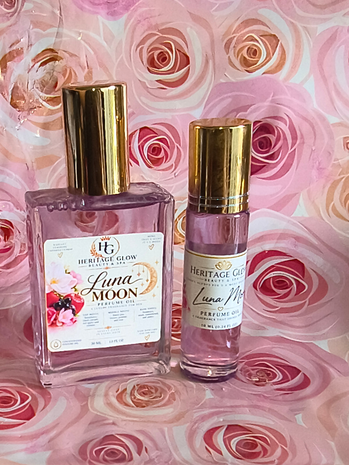 Luna Moon Luxury Perfume Spray & Perfume Oil Set