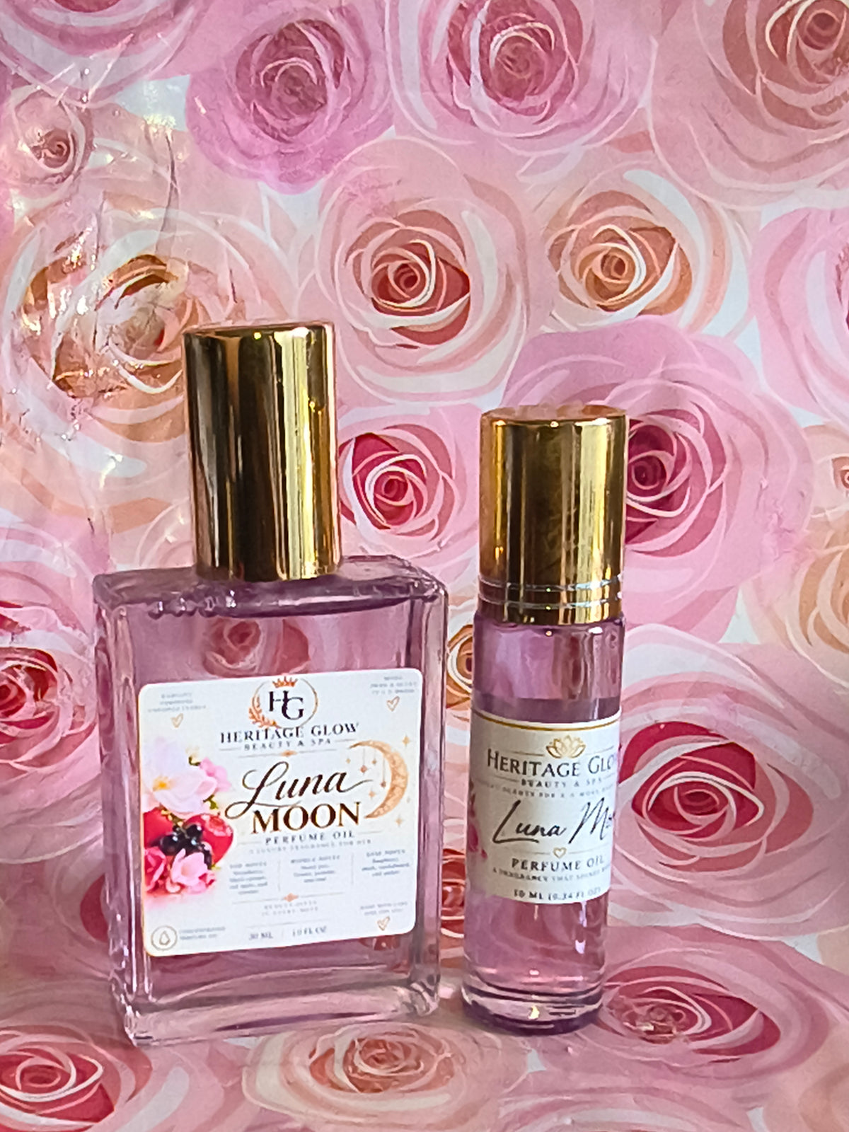 Luna Moon Luxury Perfume Spray & Perfume Oil Set